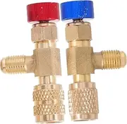 Ciieeo Refrigerant Charging Safety Valve for Control Ball Valve Manifold Line Repair Tool Set Metal