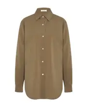 Button shirt L Brown