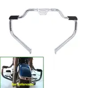Chrome Mustache Engine Guard Crash Bar Fit For Harley Davidson Softail 2018-up