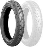 Bridgestone MCS60027 BATTLAX SC BIAS Front 100/80-16 M/C 50P Tubeless Type (TL) for Motorcycles