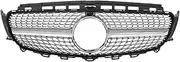HIAHQJIN Front Bumper Grille Mesh Grill Coupe Compatible for Mercede E200 E300 E250 E320 E350 E400 W213 GT Grille E43 E450 W238 2016+ With Camera Hole(Diamond silver)