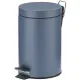 【KELA】簡約腳踏式垃圾桶 藍3L(回收桶 廚餘桶 踩踏桶)