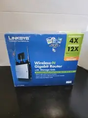 CISCO Linksys WRT350N Wireless-N Gigabit Router with Storage Link -WIRED GIGABIT