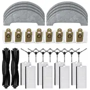 Replacement Parts for L6 Pro Robot Vacuums: Brush, HEPA Filter, Dust Bag