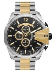 [Diesel] Mega Chief Chronograph DZ4581 Watch in Two Tone