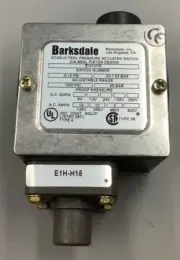 Barksdale E1H-H15 Econ-O-Trol Mechanical Pressure Switch 1/2" NPT (B581)