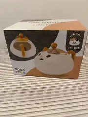 Final Fantasy XIV Fat Cat Tea Pot Kitchen Porcelain Figure FF 14 Japan FanFest