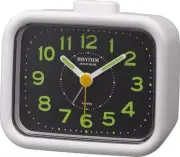 RHYTHM Quartz alarm clock analog Jabre Craft Made in Japan White 4RA481SR03 NEW