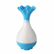 Vase Usb Humidifier Ultrasonic Aromatherapy Diffusers Spray Mist Air Purifier Blue
