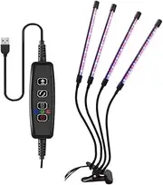 Ysyaxsyt LED Grow Lights for Plants,Full Spectrum Plant Growing Lamp for Hydroponics Plants,Multi-Level Dimmable,Support Timing