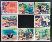 THE BRIDGE ON THE RIVER KWAI  8 Repro Mini Replica 1958 LOBBY CARDS 5¾"x7"