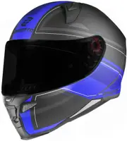 Bogotto FF110 Cinder Helmet, black-blue, Size S for Men Black Blue