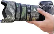 CHASING BIRDS Camouflage Waterproof Lens Coat for Nikon AF-S 24-70mm F2.8 E ED VR Rainproof Lens Protective Cover (Green Leaf Camouflage, with 2.0X TC (TC-20E II))