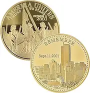 United We Stand Challenge Coin Remember Sept.11.2001