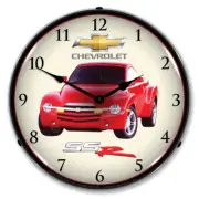 Chevrolet SSR, Lighted Backlit LED Clock GM Licensed Free Shipping