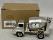 Sanis Cement Truck Silver Desk Clock Gift "New in box"