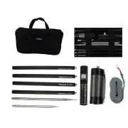 New In Total Stations Telescopic Antenna 100W 8-Band 7MHz-50MHz GP Antenna