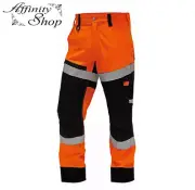 TWZ Craftsman Work Pants Ripstop Cargo Orange Hi Vis Tape - ON SALE!