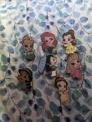 Disney Pink A La Mode Chibi Princess Aurora snow white Cinderella belle FULL SET