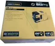 Layout Laser Green Beam SitePro KS2LG 100'