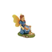 Miniature Girl Mini Kittens Figurine Cat Fairy Garden Dollhouse Accessory Decor