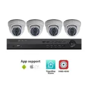 Hikvision compatible 4CH DVR system with 4X 2MP Eyeball cameras and 2TB HDD