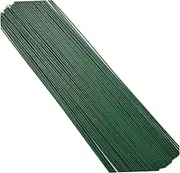 HOLIDYOYO Artificial Flower Stem Plant Stake 200 Pcs 30cm Iron Wire Floral Support for DIY Craft Projects