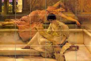 36 x 24 Lawrence Alma Tadema Mural Ceramic Tiles Decor Backsplash Tile #294