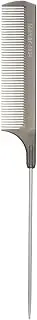 xinyee Rat Tail Comb Black Fine-tooth Metal Pin Hairdressing Hair Style Brush Adding Volume Detangling Brush