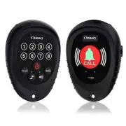Chtoocy Rechargeable Wireless Caregiver Pager Smart Call Button 1000 Ft Range Nu
