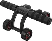 Bdominal Muscle Wheels Exercise Roller Comfortable Sponge Handle for Home or Gym Enhance Core Strength