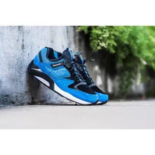 LESSTAIWAN ▼ SAUCONY GRID 9000 (GRAY/BLACK, BLUE)