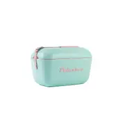 Polarbox Pop 20L Insulated Cooler Box Container w/ Adjustable Strap Cyan/Rose