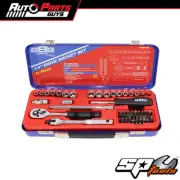 SP Tools 1/4"Dr Socket Set - 6pt Metric/SAE - 41pc | T820101