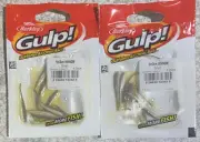 2 Packs Berkley Gulp! Ice Fishing 1” Minnow Smelt
