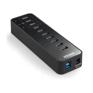 Anker 10孔 60W 集線器 USB 3.0 + PowerIQ 充電 USB-A Hub 10-Port