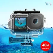 40M Diving Housing Shell Underwater Waterproof Case For DJI Osmo Action 3 Camera