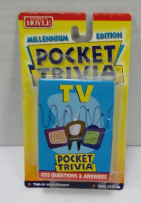Hoyle Millennium Edition Pocket Trivia TV 835 Questions And Answers