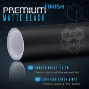 36" x 60" In Matte Flat Black Vinyl Wrap Film Car Decal Bubble Free Air Release (for: BMW)