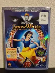 Snow White and the Seven Dwarfs BLURAY +DVD 2009 DIAMOND DISNEY 3 DISC COMBO PAK