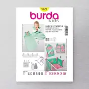Burda 9479 Baby Room Accessories crib organizer sleeping bag Sewing Pattern