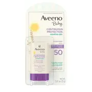 Aveeno Baby Continuous Protection Mineral Sunscreen Stick for Sensitive Skin wit