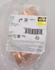 Viega ProPress 90° Street Elbow Copper Finish 77072 2" x 2" P x FTG Fitting