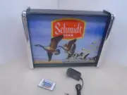 Schmidt Beer Canadian Geese Scene LED Display light sign box