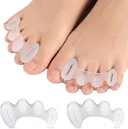 KIYOKI Toe Spacers, Bunion Corrector for Women/Men, Foot Alignment Toe Separators - Dividers to Correct Bunions, Hammertoes, Hallux Valgus, Relief Restore Feet