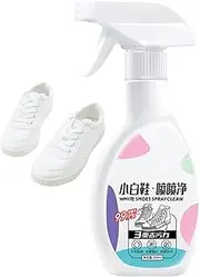 [Generic] Shoe Cleaning Spray,350ml White Shoe Cleaning Agent | Portable Sneakers Washing Spray for Leather Rubber PU Fabric Knit Canvas