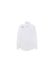 [ALEXANDER MCQUEEN] ARROW HARNESS SHIRT 16 WHITE