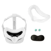 Silicone Vr Eye Mask Lens Cover Set for Oculus Quest 2 - White