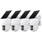 Cinnado 2K Cameras for Home Security-2.4G WiFi Outdoor Camera Wireless Solar/...