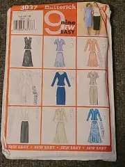 Butterick Pattern 3037 Sz 14-16 Misses Petite Blouse Skirt Scarf 9 Styles Uncut